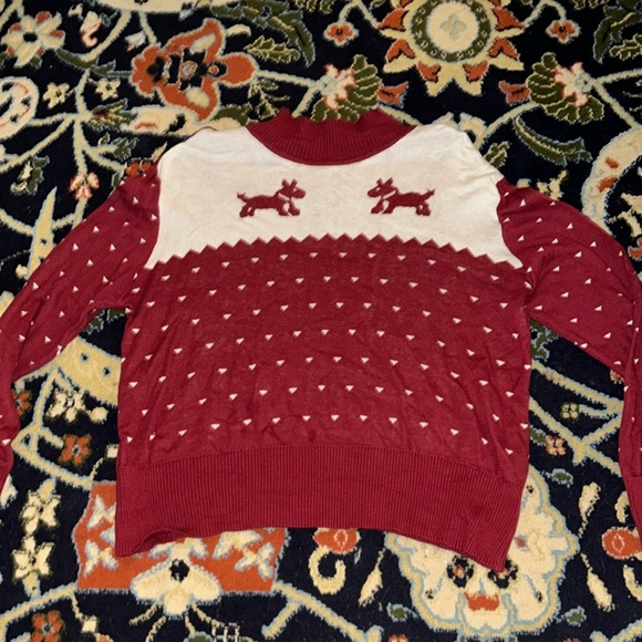 ModCloth Circus UK Scotty Dog Mock Neck Sweater - Picture 1 of 7